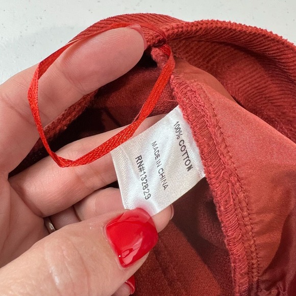 Superdown Dasha Shorts Rust High Rise Corduroy Cuffed Casual WomenSmall S - Picture 12 of 15